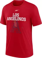 Nike Men's Los Angeles Angels Red Cooperstown Rewind T-Shirt