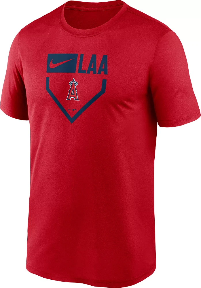 Nike Men's Los Angeles Angels Red Plate Legend T-Shirt