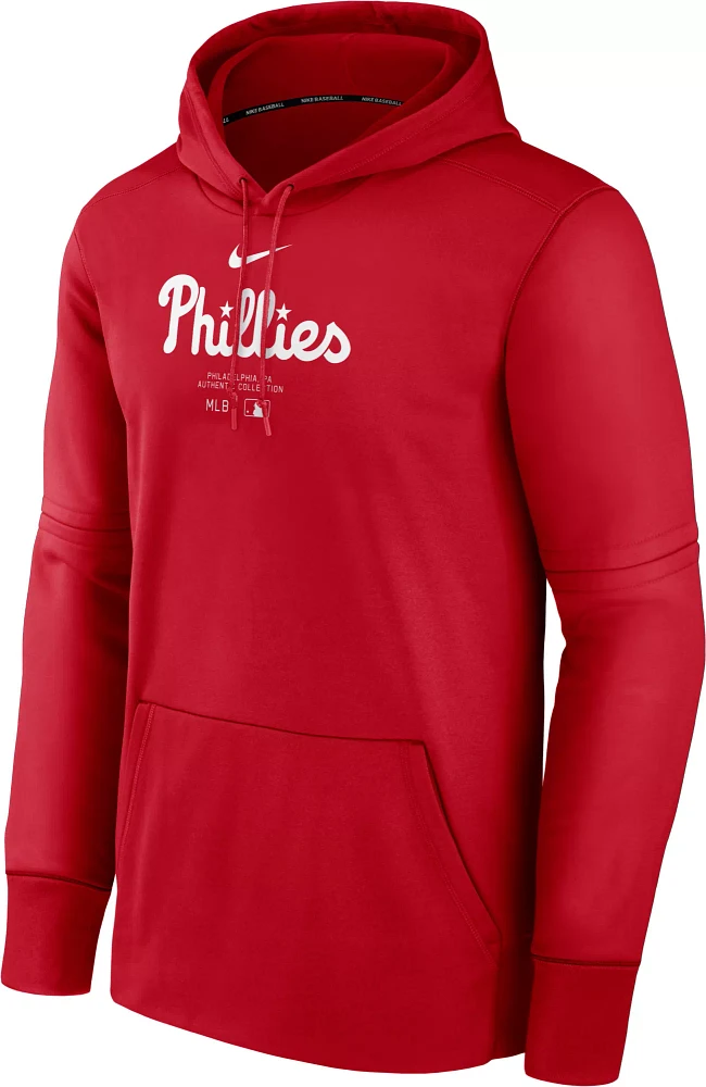 Nike Men's Philadelphia Phillies Red Authentic Collection Hoodie