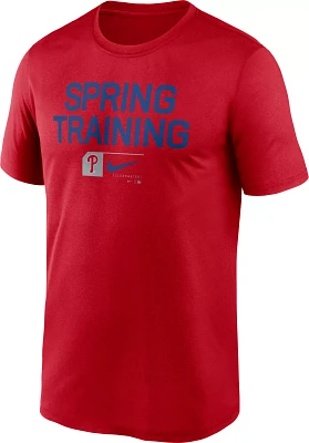 Nike Men's Philadelphia Phillies Red Spring Training Legend T-Shirt