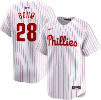 Nike Men's Philadelphia Phillies Alec Bohm #28 White Limited Vapor Jersey