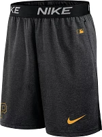 Nike Men's Pittsburgh Pirates Black Authentic Collection Knit Shorts