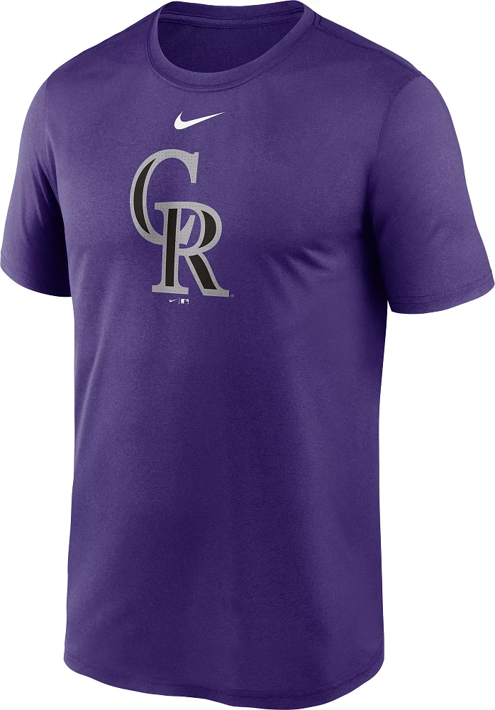 Nike Men's Colorado Rockies Purple Fuse Logo Legend T-Shirt