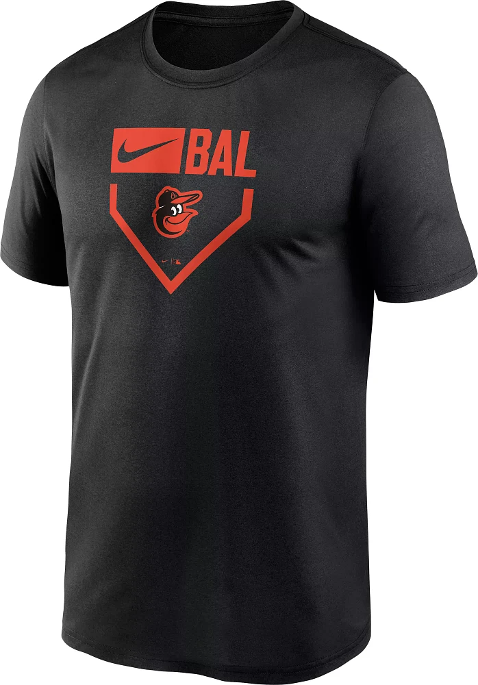 Nike Men's Baltimore Orioles Black Plate Legend T-Shirt