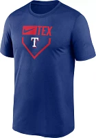 Nike Men's Texas Rangers Blue Plate Legend T-Shirt