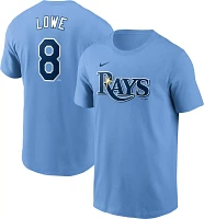 Nike Men's Tampa Bay Rays Brandon Lowe #8 Blue T-Shirt