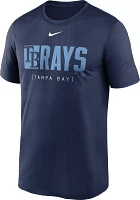 Nike Men's Tampa Bay Rays Navy Knock Legend T-Shirt