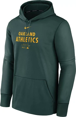 Nike Men's Oakland Athletics Green Authentic Collection Hoodie