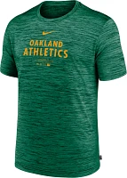 Nike Men's Oakland Athletics Green Authentic Collection Velocity T-Shirt