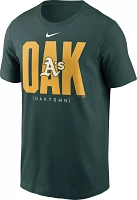 Nike Men's Oakland Athletics Green Scoreboard T-Shirt