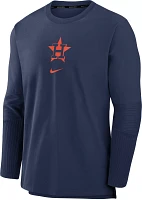 Nike Men's Houston Astros Navy Practice Long Sleeve Shirt