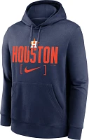 Nike Men's Houston Astros Navy Slack Club Fleece Hoodie