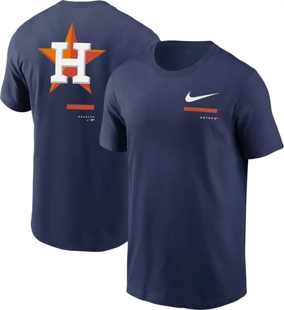 Nike Men's Houston Astros Navy Over Shoulder T-Shirt