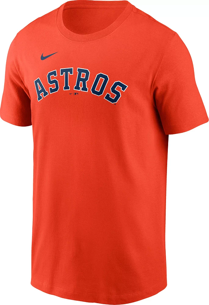 Nike Men's Houston Astros Alex Bregman #2 Orange T-Shirt