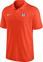 Nike Men's Houston Astros Orange Authentic Collection Stripe Polo