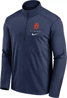 Nike Men's Detroit Tigers Navy Logo Pacer Quarter-Zip Pullover