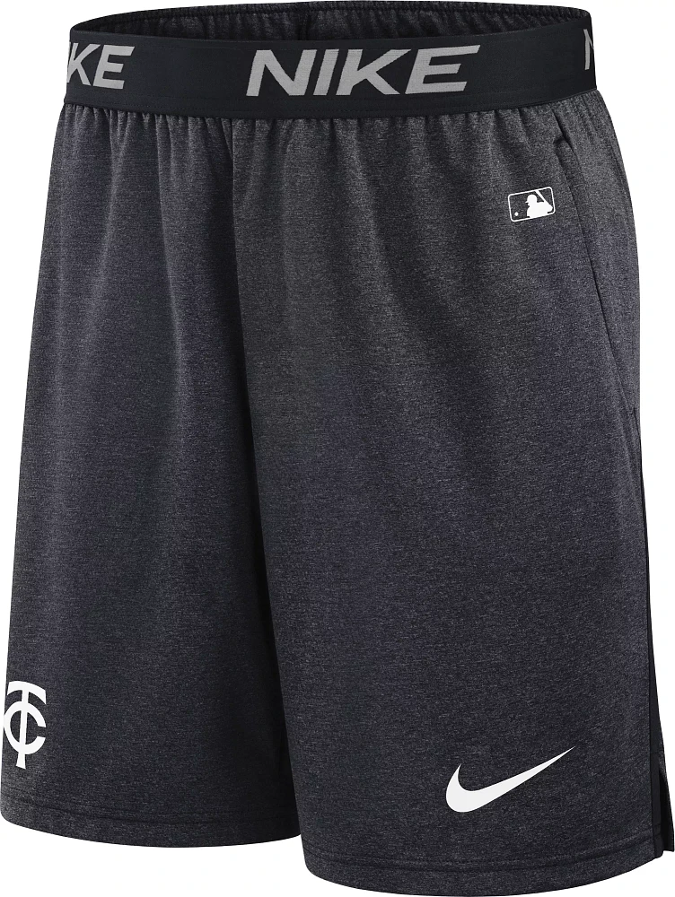 Nike Men's Minnesota Twins Blue Authentic Collection Knit Shorts