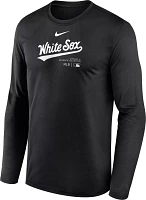 Nike Men's Chicago White Sox Black Authentic Collection Issue Long Sleeve T-Shirt