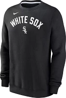 Nike Men's Chicago White Sox Black Fleece Crew Neck Sweatshirt