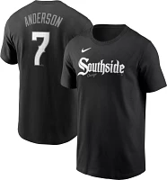 Nike Men's Chicago White Sox Tim Anderson #7 Black T-Shirt