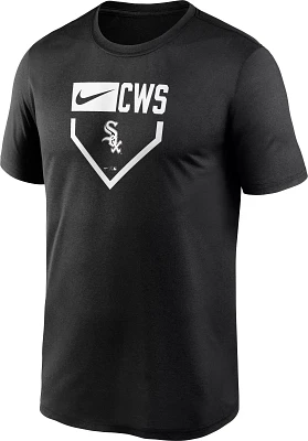 Nike Men's Chicago White Sox Black Plate Legend T-Shirt