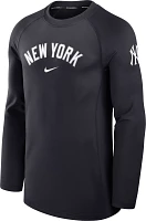 Nike Men's New York Yankees Blue Authentic Collection Game Crew Neck Sweatshirt