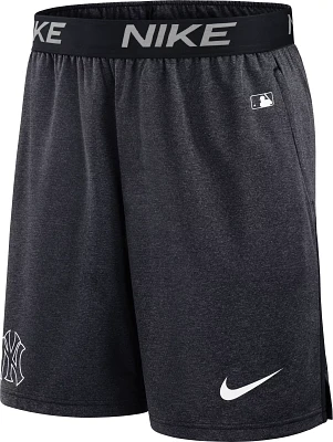 Nike Men's New York Yankees Blue Authentic Collection Knit Shorts