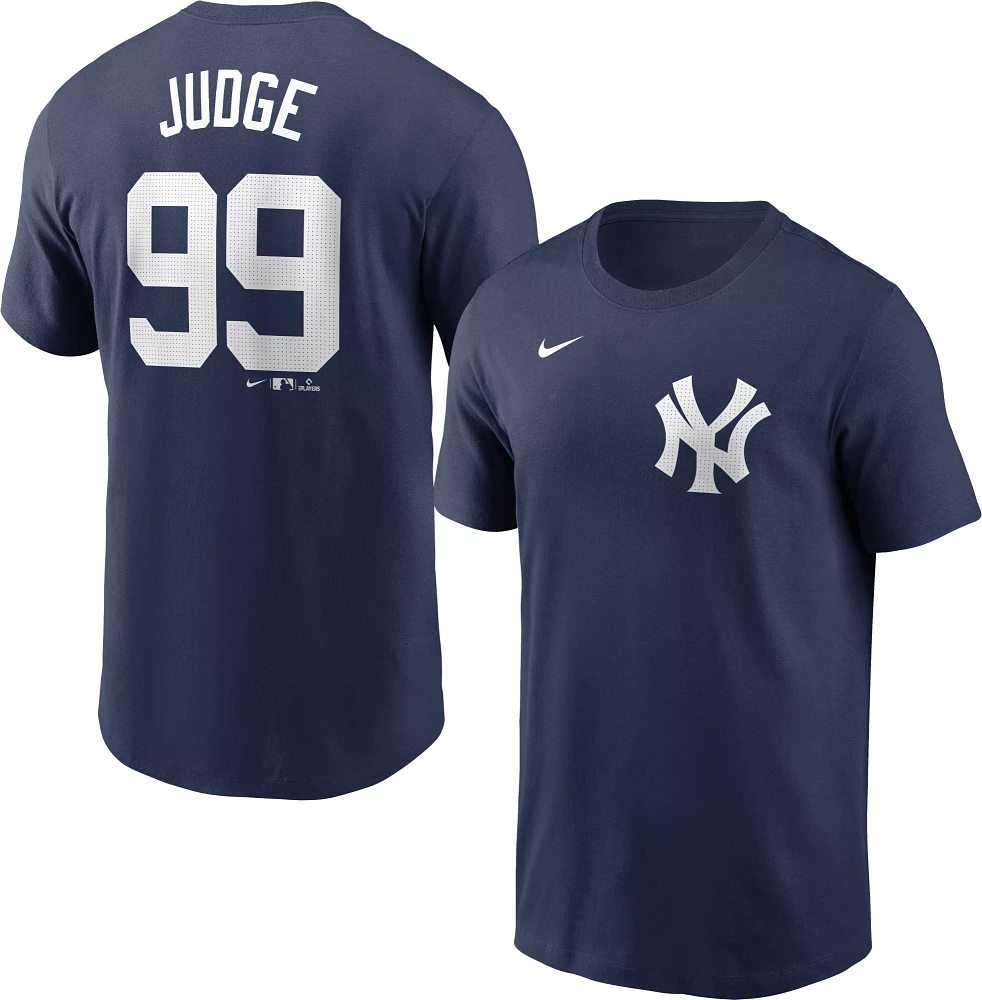 Nike Men's New York Yankees Aaron Judge #99 Navy T-Shirt