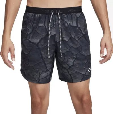 Nike Men's Dri-FIT Stride 7'' Brief-Lined Printed Running Shorts
