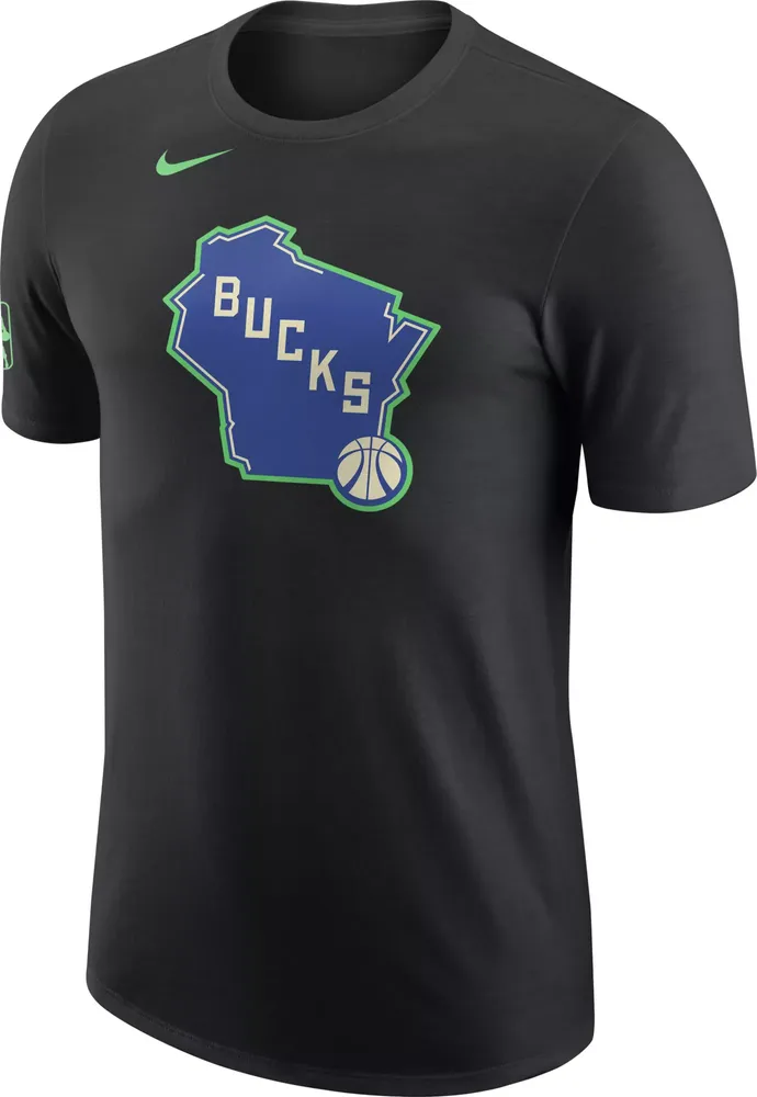 Nike Men's 2023-24 City Edition Milwaukee Bucks Logo T-Shirt