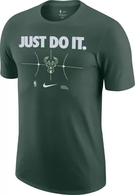 Nike Men's Milwaukee Bucks Essential Just Do It T-Shirt