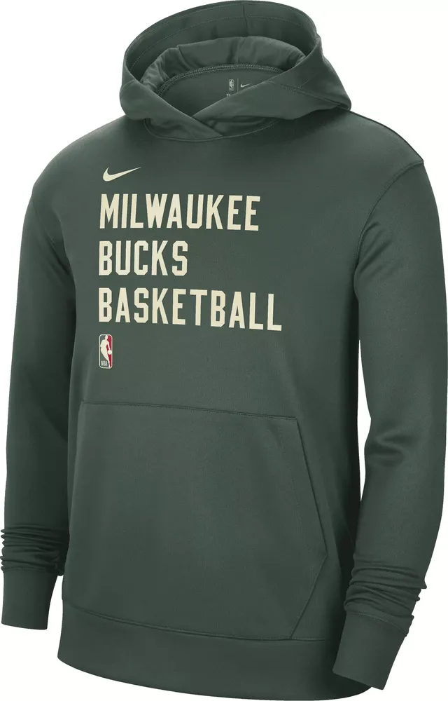 Unisex Nike Black Milwaukee Bucks 2023/24 Performance Spotlight On-Court  Practice Pullover Hoodie