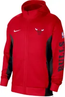 Nike Men's Chicago Bulls Red Showtime Full Zip Hoodie