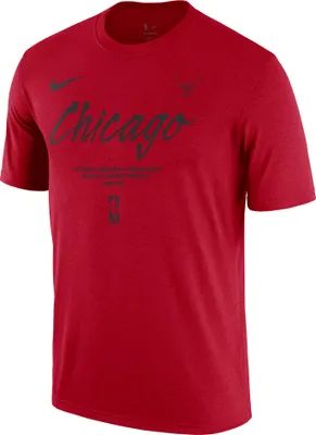 Nike Men's Chicago Bulls Red Logo T-Shirt