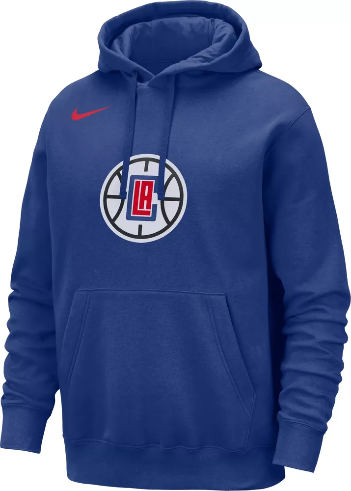 Nike Men's Los Angeles Clippers Blue Logo Hoodie