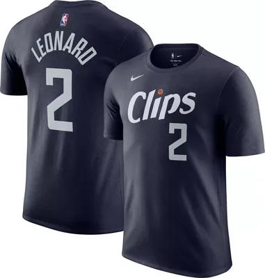 Nike Men's 2023-24 City Edition Los Angeles Clippers Kawhi Leonard #2 Navy T-Shirt