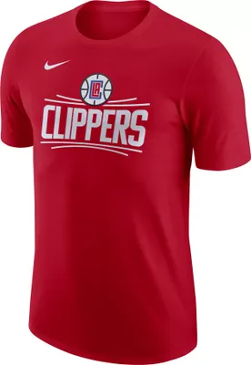 Nike Men's Los Angeles Clippers Red Essential Logo T-Shirt