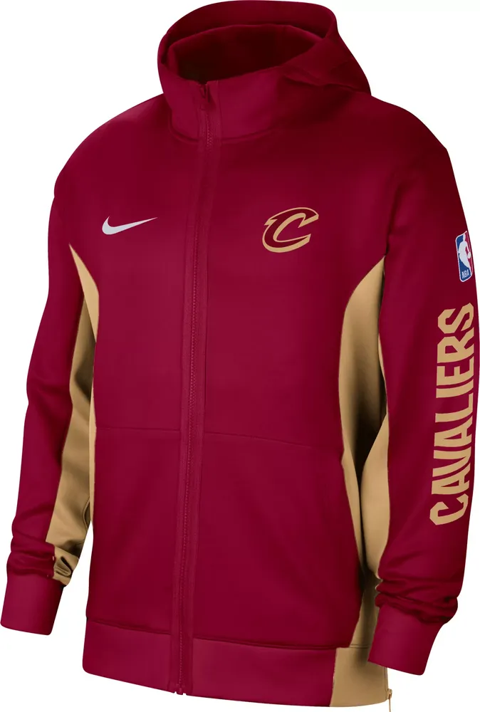 Nike Men's Cleveland Cavaliers Red Showtime Full Zip Hoodie
