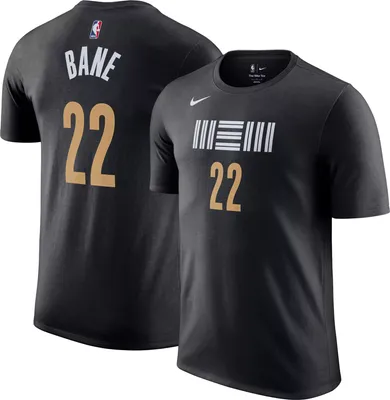 Nike Men's 2023-24 City Edition Memphis Grizzlies Desmond Bane #22 Black T-Shirt