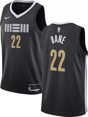 Nike Men's 2023-24 City Edition Memphis Grizzlies Desmond Bane #22 Black Swingman Jersey