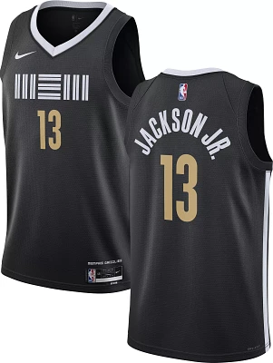 Nike Men's 2023-24 City Edition Memphis Grizzlies Jaren Jackson Jr. #13 Black Swingman Jersey