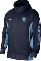Nike Men's Memphis Grizzlies Navy Showtime Full Zip Hoodie