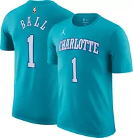 Nike Men's Charlotte Hornets LaMelo Ball #2 Hardwood Classic T-Shirt