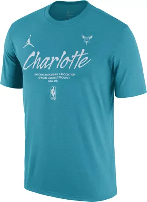 Nike Men's Charlotte Hornets Teal Logo T-Shirt