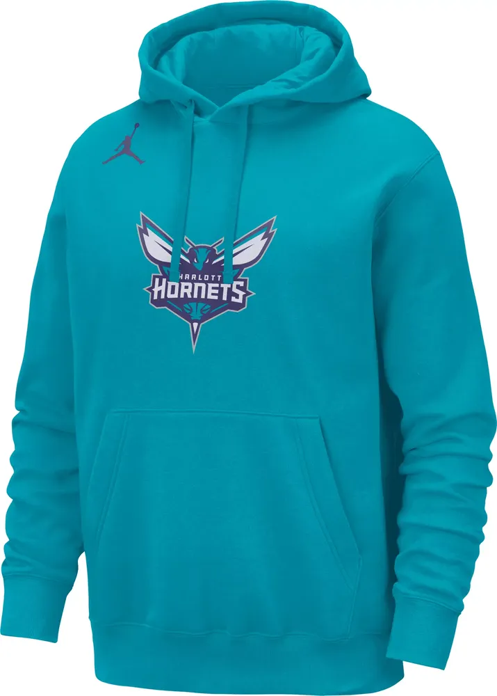 Nike Men's Charlotte Hornets Teal Logo Hoodie