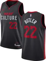 Nike Men's 2023-24 City Edition Miami Heat Jimmy Butler #22 Black Swingman Jersey