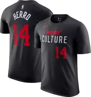 Nike Men's 2023-24 City Edition Miami Heat Tyler Herro #14 Black T-Shirt