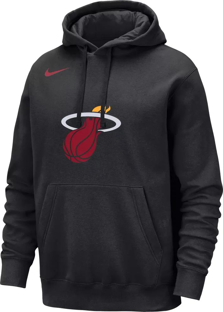 Nike Men's Miami Heat Black Logo Hoodie