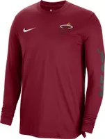 Nike Men's Miami Heat Dri-FIT Pregame Top