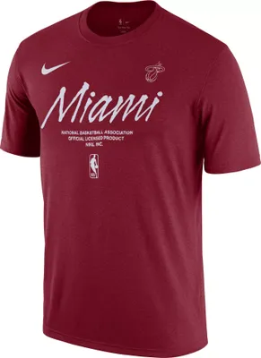 Nike Men's Miami Heat Red Logo T-Shirt
